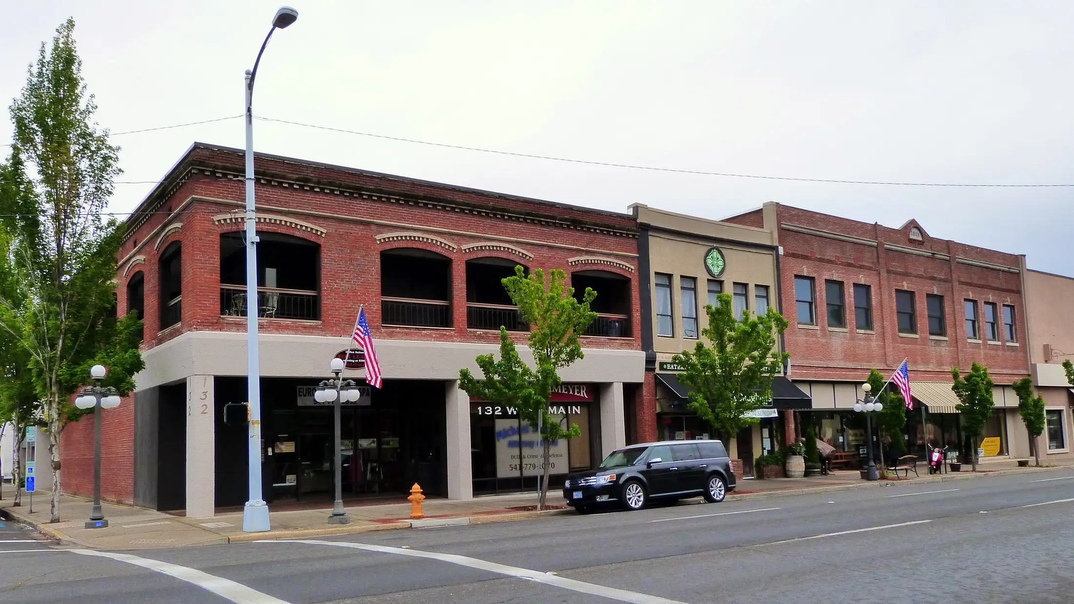 Downtown Medford’s historic West Main Street buildings